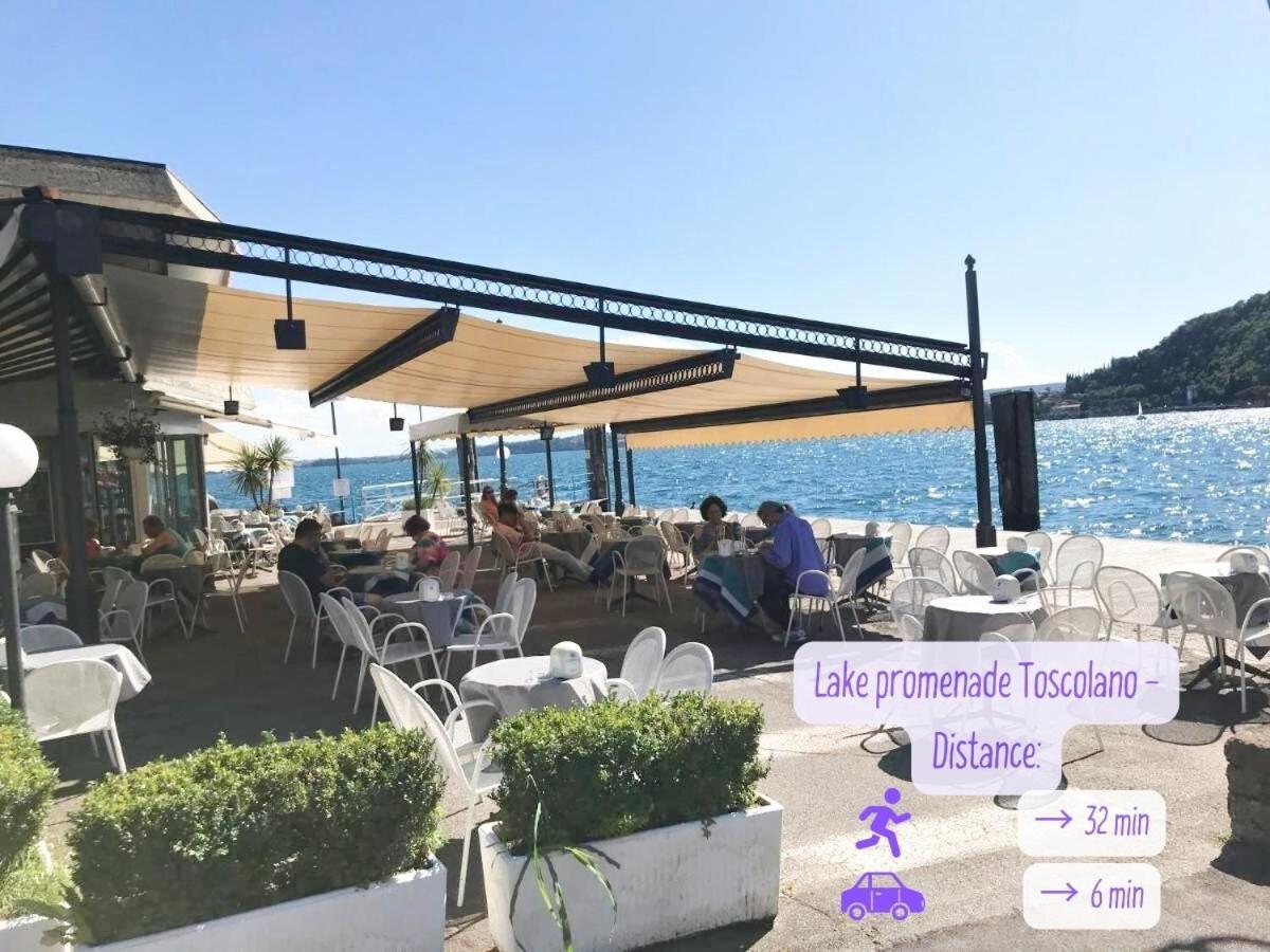 Panorama Lake View, Pool & Garden, 2 Bathrooms, Kingsize & Single-Beds, Fast Internet トスコラーノ・マデルノ エクステリア 写真