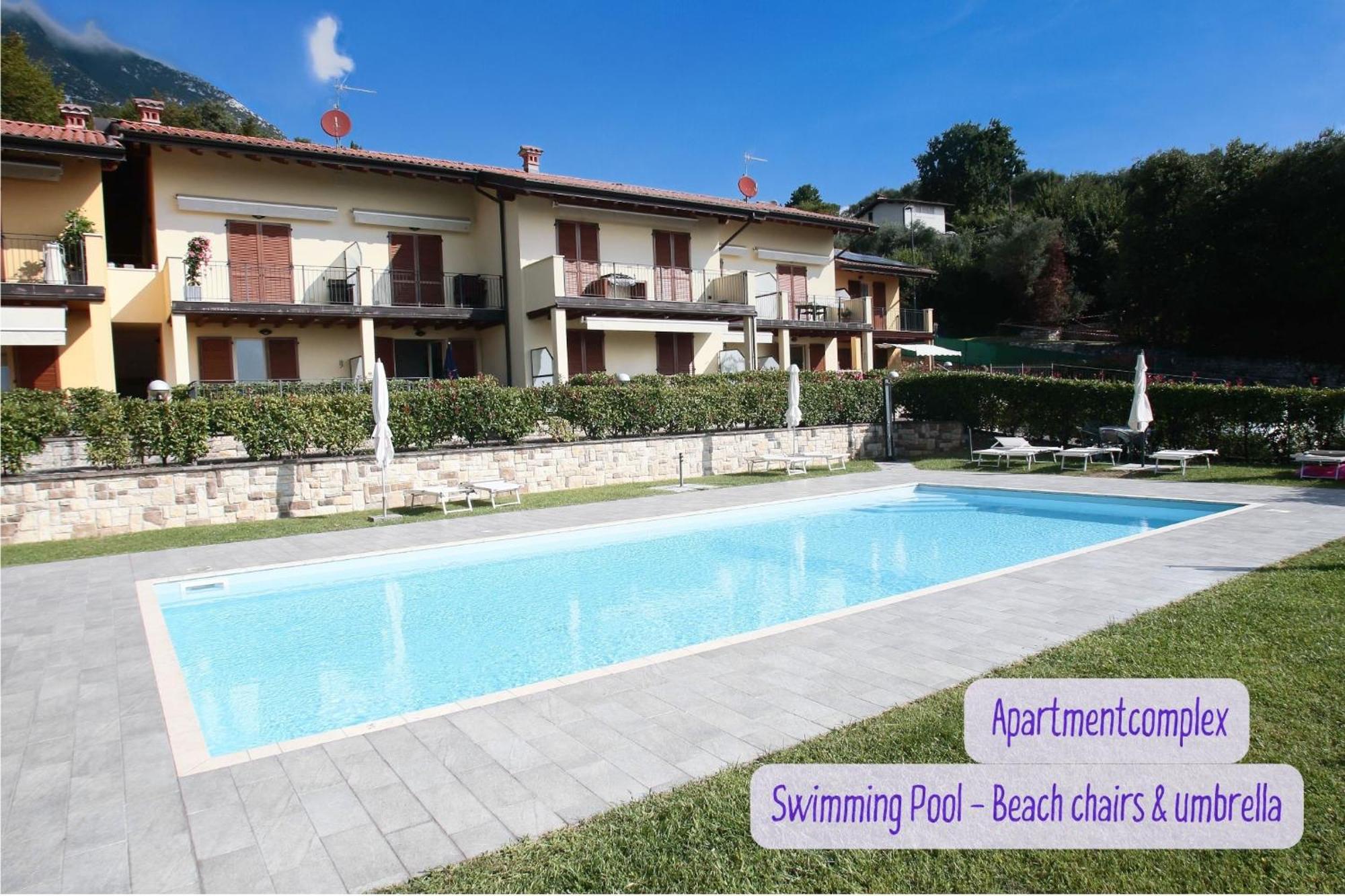 Panorama Lake View, Pool & Garden, 2 Bathrooms, Kingsize & Single-Beds, Fast Internet トスコラーノ・マデルノ エクステリア 写真